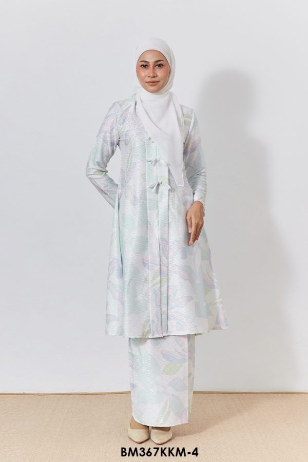 Kebarung Batiq Mia 3.0 Ribbon in White (BMK367KKM-4)