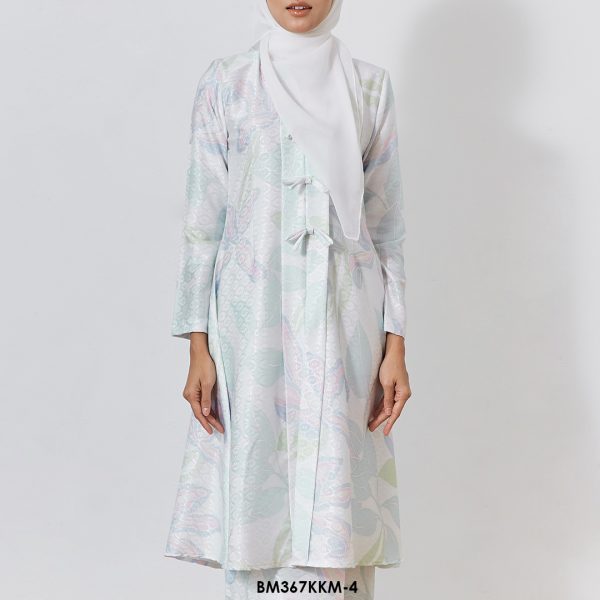 Kebarung Batiq Mia 3.0 Ribbon in White (BMK367KKM-4) - Image 3