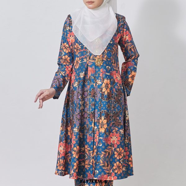 Kebarung Kalthom in Dark Teal Blue (K697KKM-6) - Image 3
