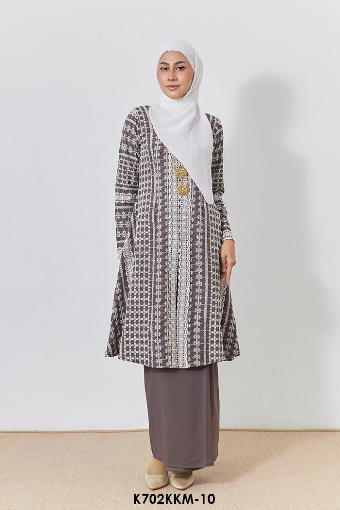 Kebarung Kalthom Sulam in Brown (K702KKM-10)