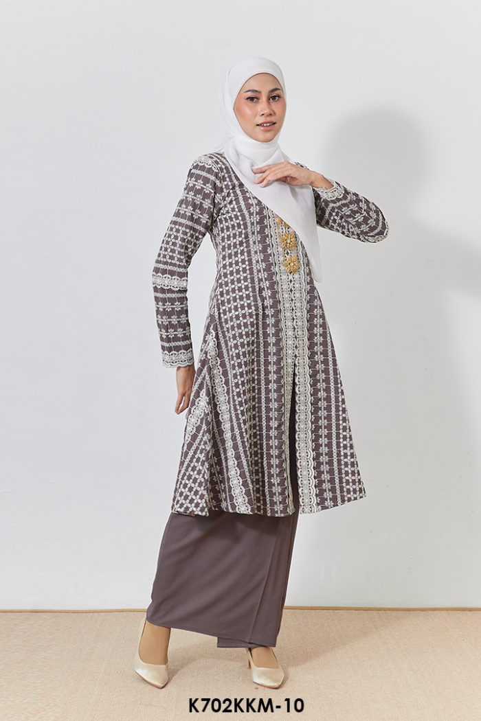 Kebarung Kalthom Sulam in Brown (K702KKM-10)