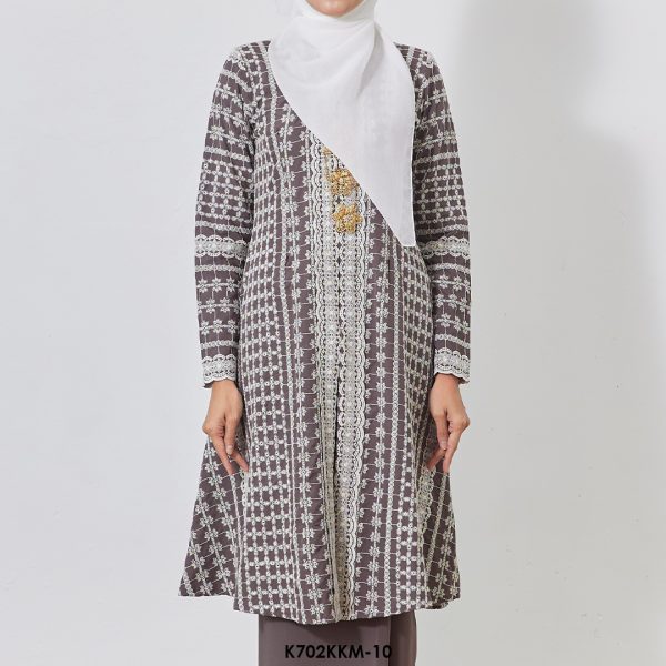 Kebarung Kalthom Sulam in Brown (K702KKM-10) - Image 3