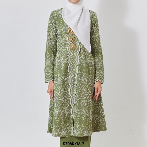 Kebarung Kalthom Sulam in Asparagus (K708KKM-7) - Image 3