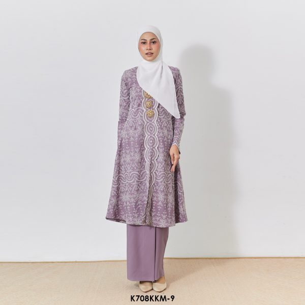 Kebarung Kalthom Sulam in Heather (K708KKM-9)