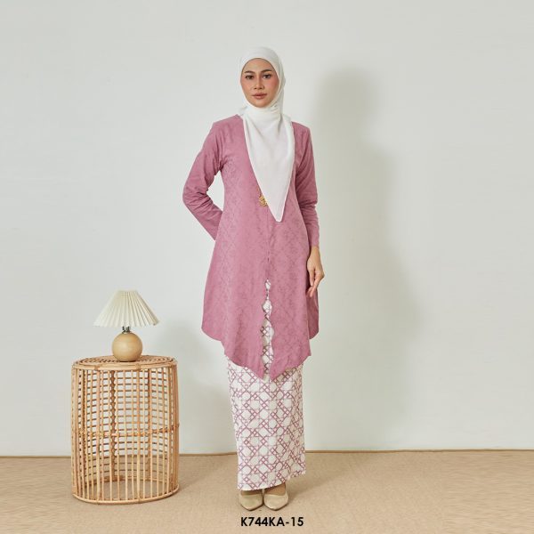 Kebaya Anggun 2.0 in Rose Pink (K744KA-15)