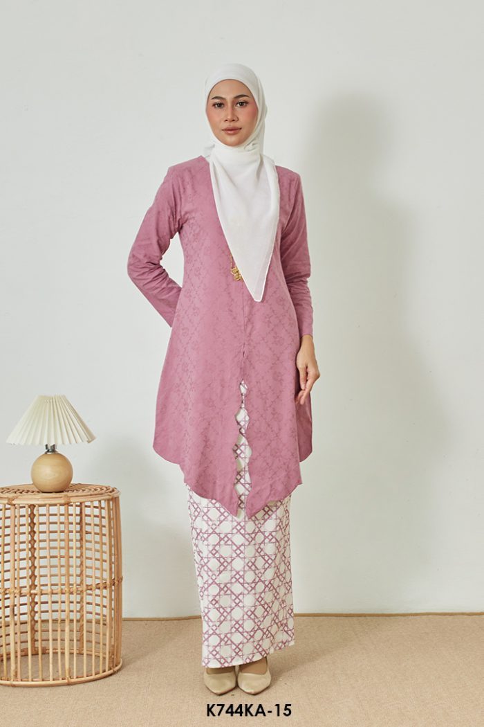 Kebaya Anggun 2.0 in Rose Pink (K744KA-15)