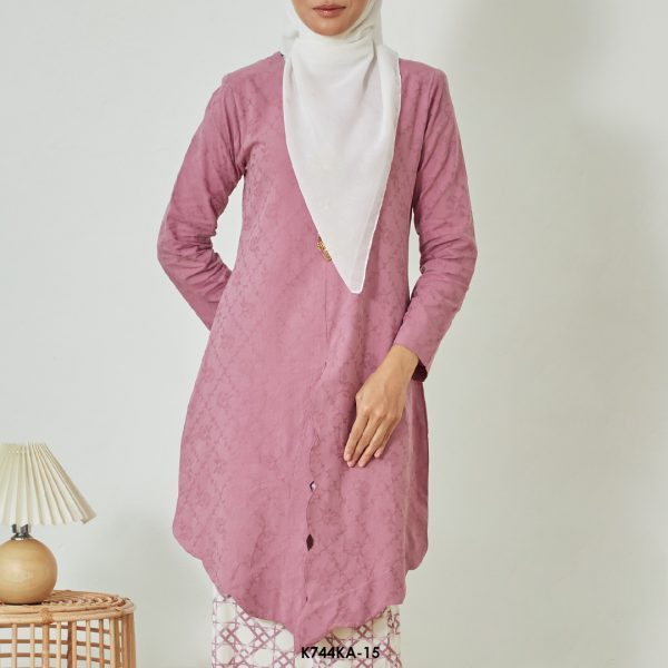 Kebaya Anggun 2.0 in Rose Pink (K744KA-15) - Image 4