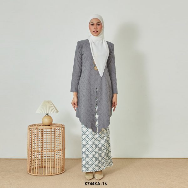 Kebaya Anggun 2.0 in Grey (K744KA-16)