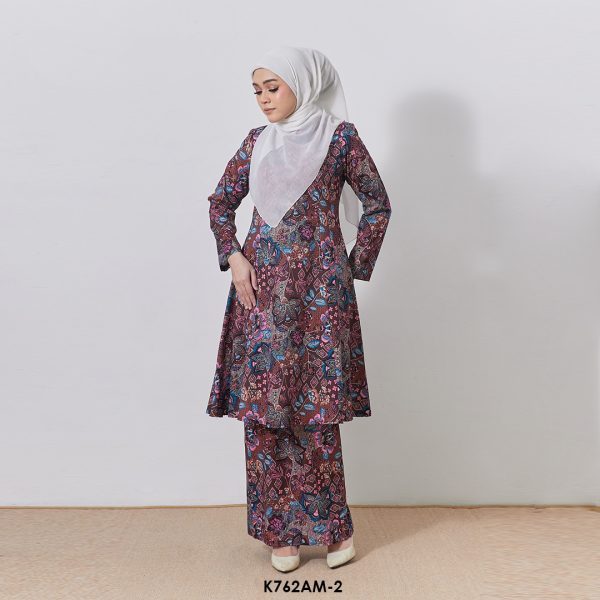 Ameera Kurung in Dark Brown (K762AM-2) - Image 2