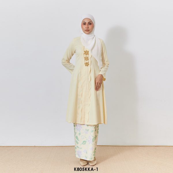 Kebarung Anggerik in  Light Yellow (K805KKA-1)