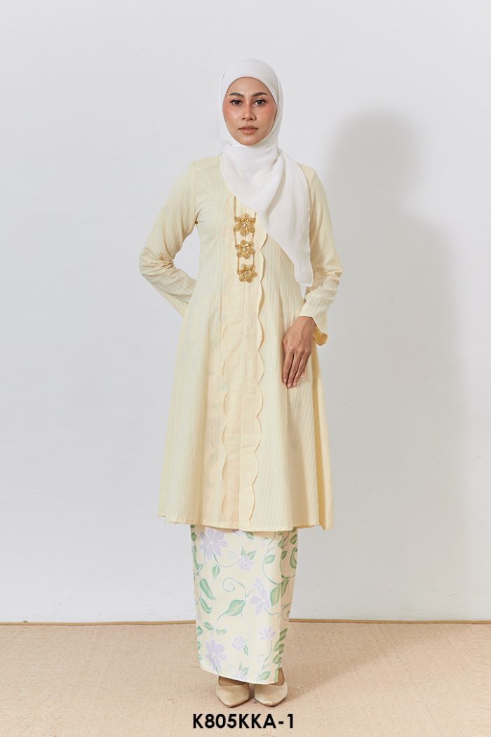 Kebarung Anggerik in  Light Yellow (K805KKA-1)