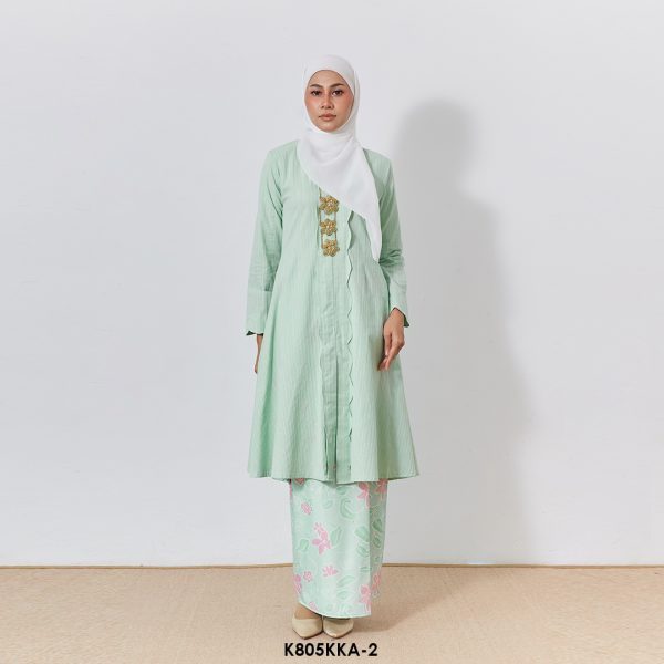 Kebarung Anggerik in Mint Green (K805KKA-2)
