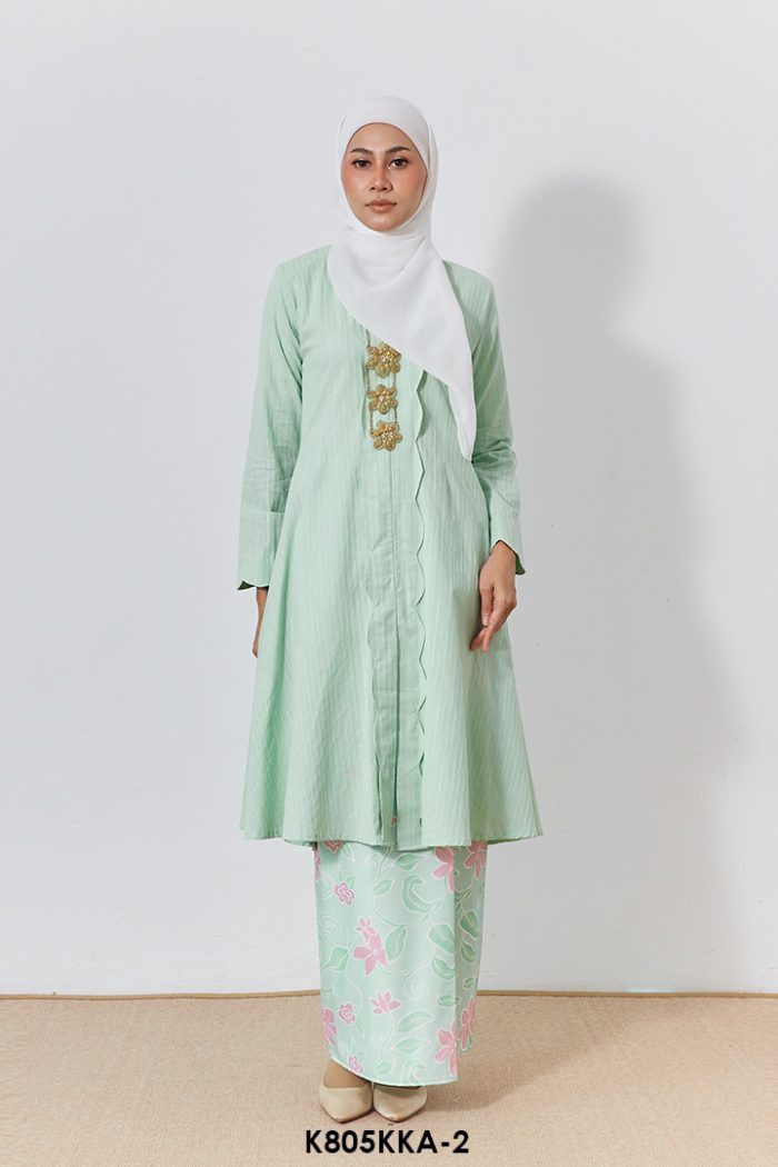 Kebarung Anggerik in Mint Green (K805KKA-2)