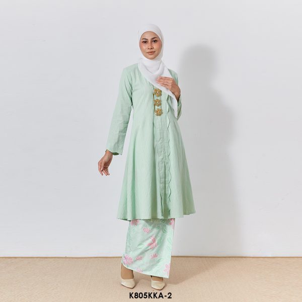 Kebarung Anggerik in Mint Green (K805KKA-2) - Image 2
