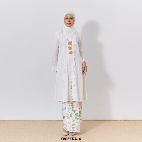 Kebarung Anggerik in White (K805KKA-4)