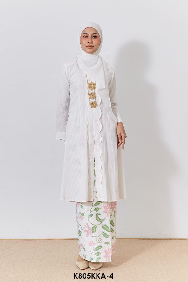 Kebarung Anggerik in White (K805KKA-4)