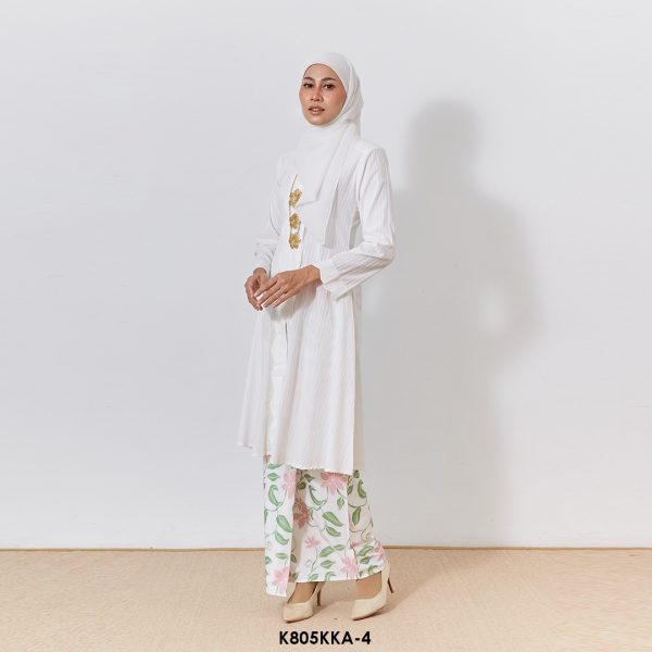 Kebarung Anggerik in White (K805KKA-4) - Image 2