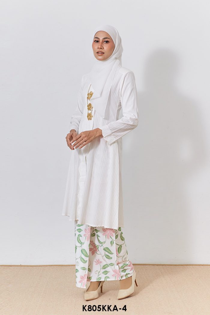 Kebarung Anggerik in White (K805KKA-4)