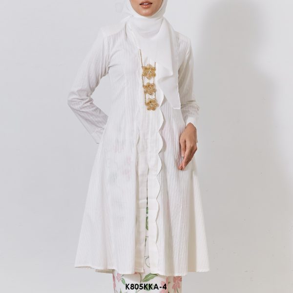 Kebarung Anggerik in White (K805KKA-4) - Image 3