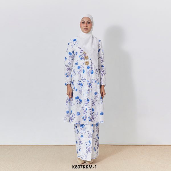 Kebarung Kalthom Sulam in Blue (K807KKM-1)
