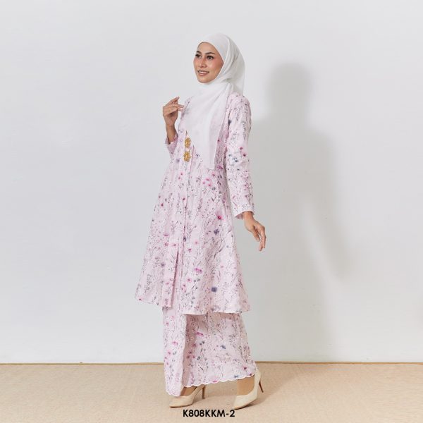 Kebarung Kalthom Sulam in Soft Pink (K808KKM-2) - Image 2