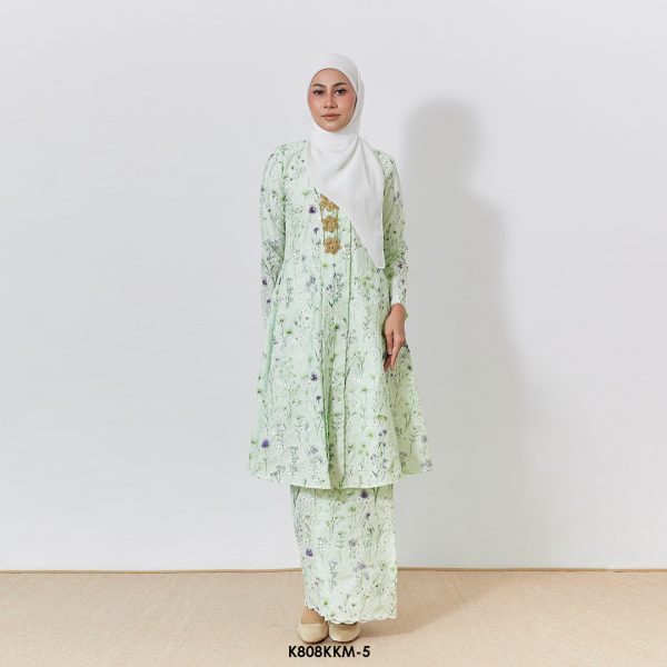 Kebarung Kalthom Sulam in Mint Green (K808KKM-5)