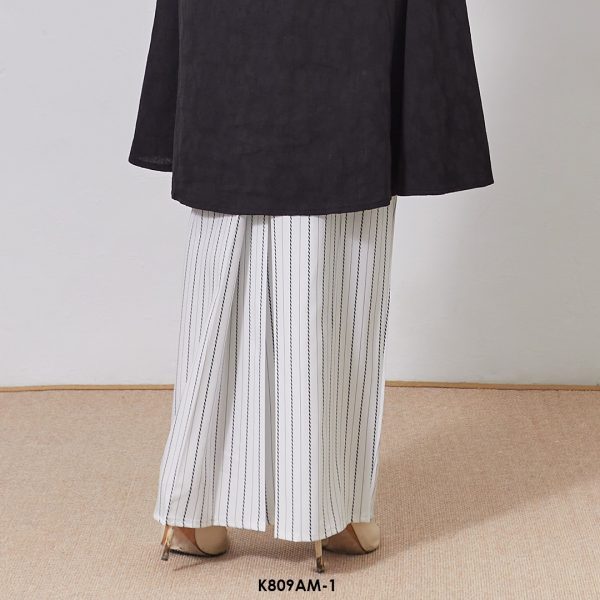 Ameera Kurung in Black (K809AM-1) - Image 3