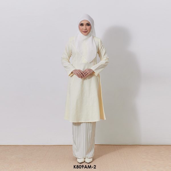 Ameera Kurung in Off White (K809AM-2)