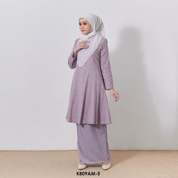 Ameera Kurung in Purple (K809AM-5) - Image 2