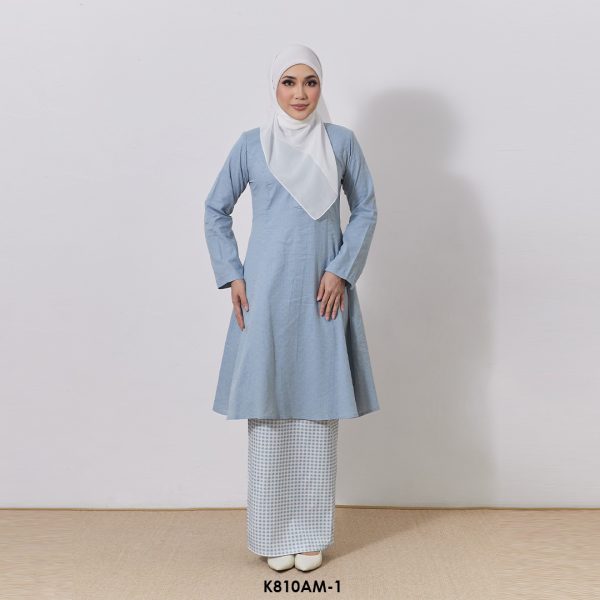 Ameera Kurung in Light Blue (K810AM-1)