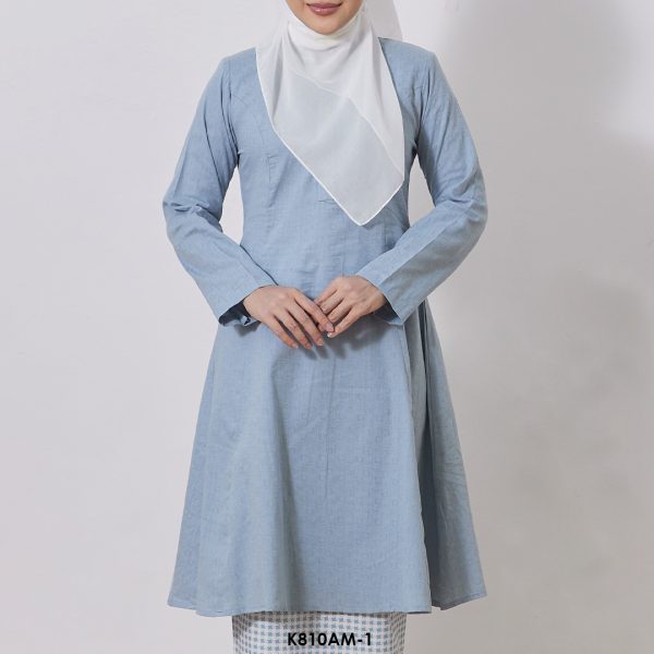 Ameera Kurung in Light Blue (K810AM-1) - Image 3