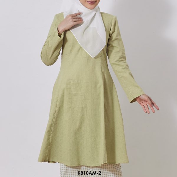 Ameera Kurung in Soft Green (K810AM-2) - Image 3