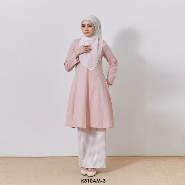 Ameera Kurung in Pink (K810AM-3)