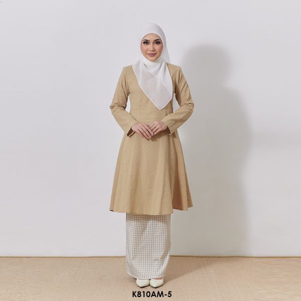 Ameera Kurung in Latte (K810AM-5)