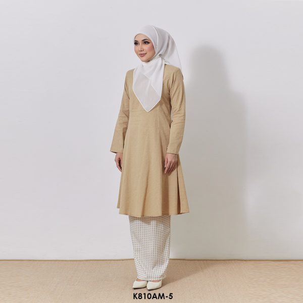Ameera Kurung in Latte (K810AM-5) - Image 2