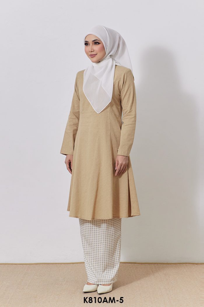 Ameera Kurung in Latte (K810AM-5)