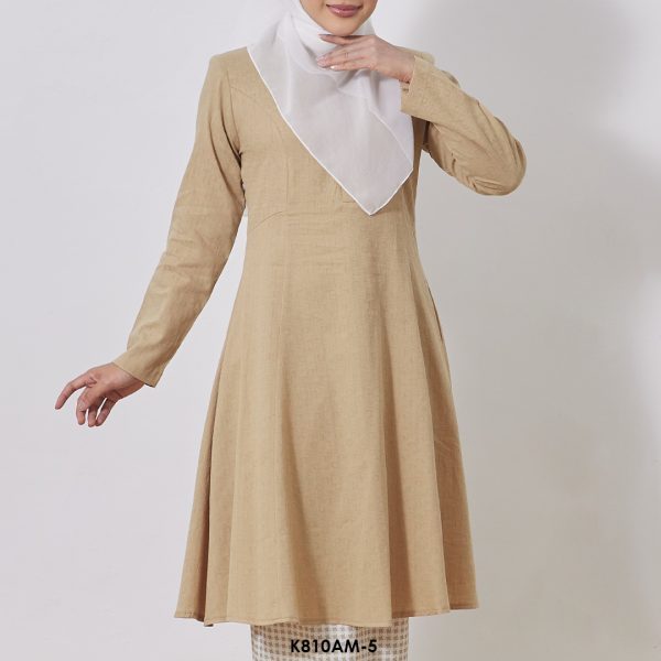 Ameera Kurung in Latte (K810AM-5) - Image 3