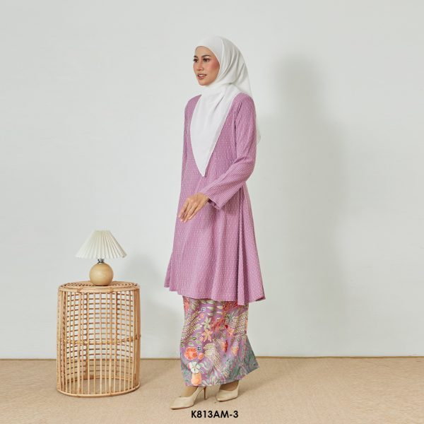 Ameera Kurung in Dusty Pink (K813AM-3) - Image 2