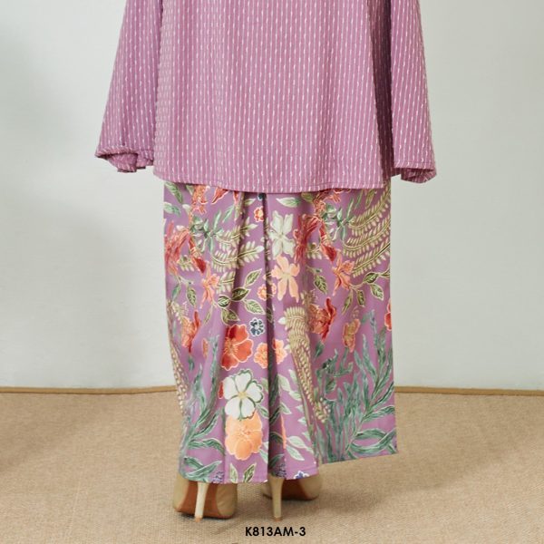 Ameera Kurung in Dusty Pink (K813AM-3) - Image 3