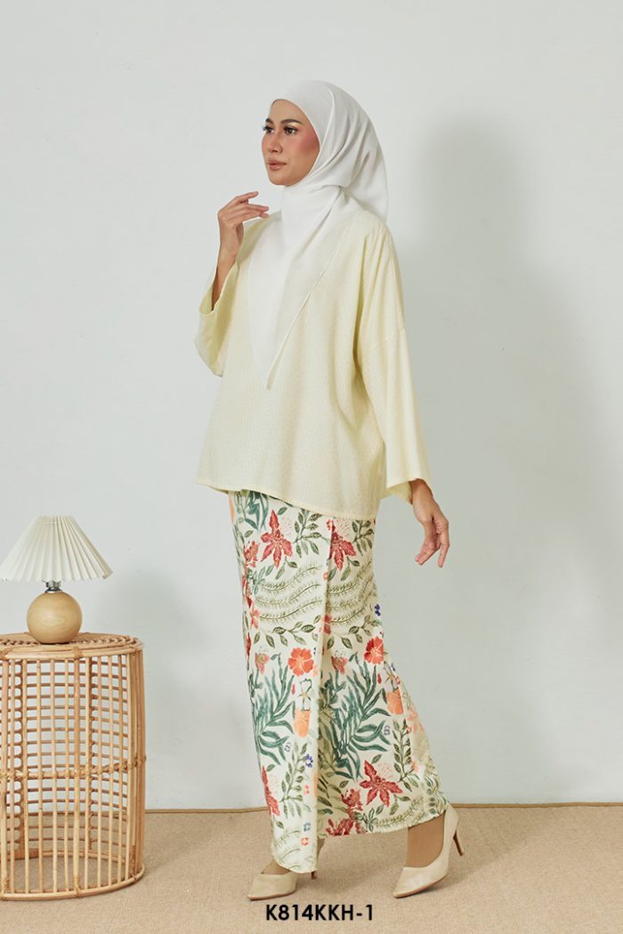 Kurung Kedah in White (K814KKH-1)