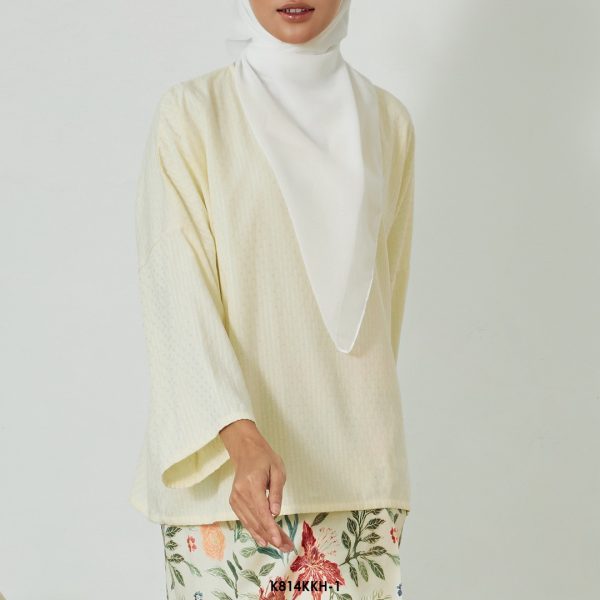 Kurung Kedah in White (K814KKH-1) - Image 3