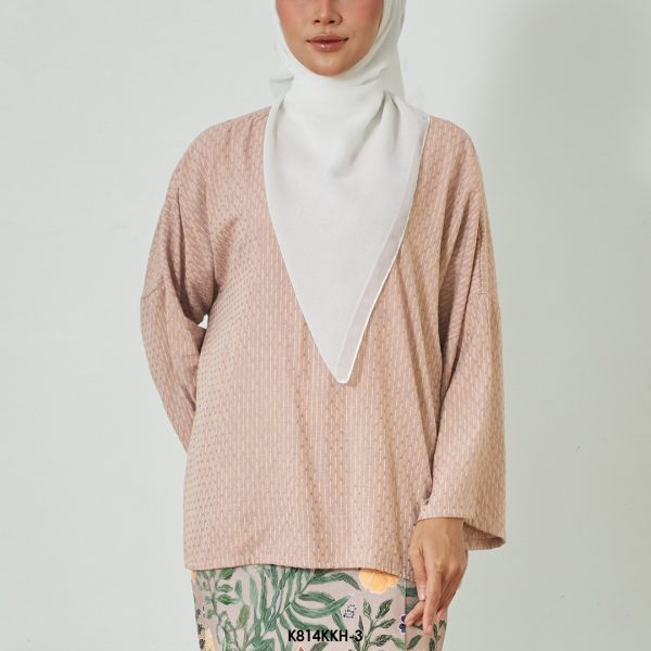 Kurung Kedah in Latte (K814KKH-3) - Image 3