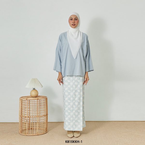 Kurung Kedah in Light Blue (K815KKH-1)