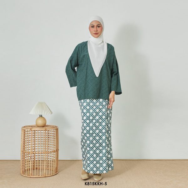 Kurung Kedah in Emerald Green (K815KKH-5)
