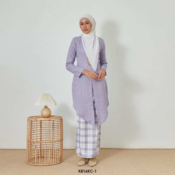 Kebaya Cindai in Lavender (K816KC-1)