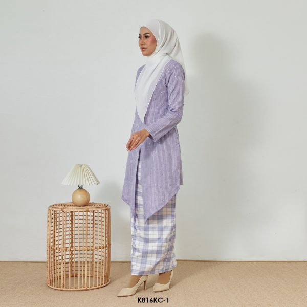 Kebaya Cindai in Lavender (K816KC-1) - Image 2