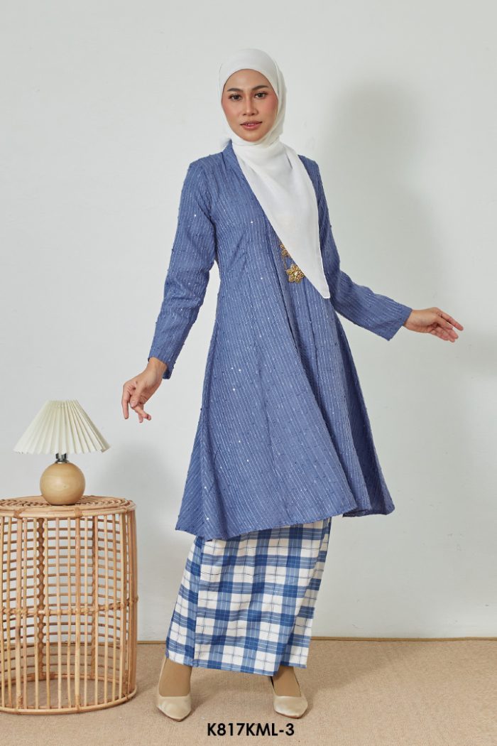 Kebarung Melati in Deep Periwinkle (K817KML-3)
