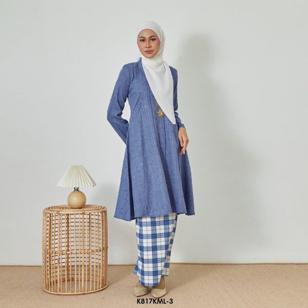 Kebarung Melati in Deep Periwinkle (K817KML-3)