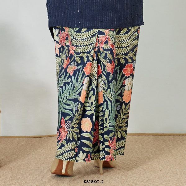 Kebaya Cindai in Dark Blue (K818KC-2) - Image 4