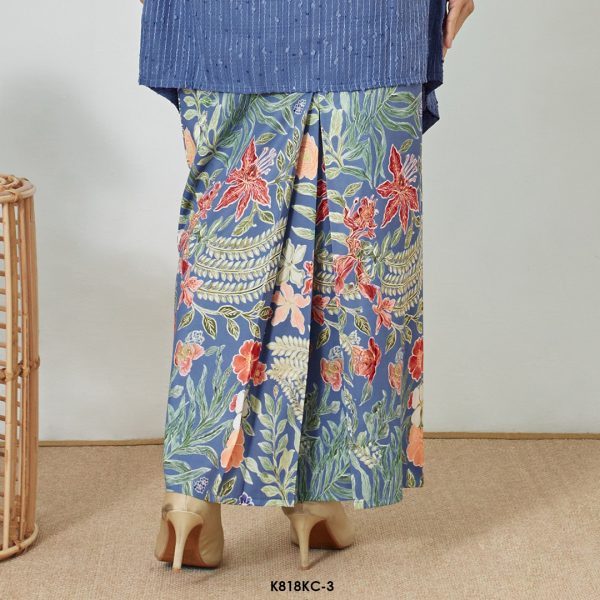 Kebaya Cindai in Deep Periwinkle (K818KC-3) - Image 3